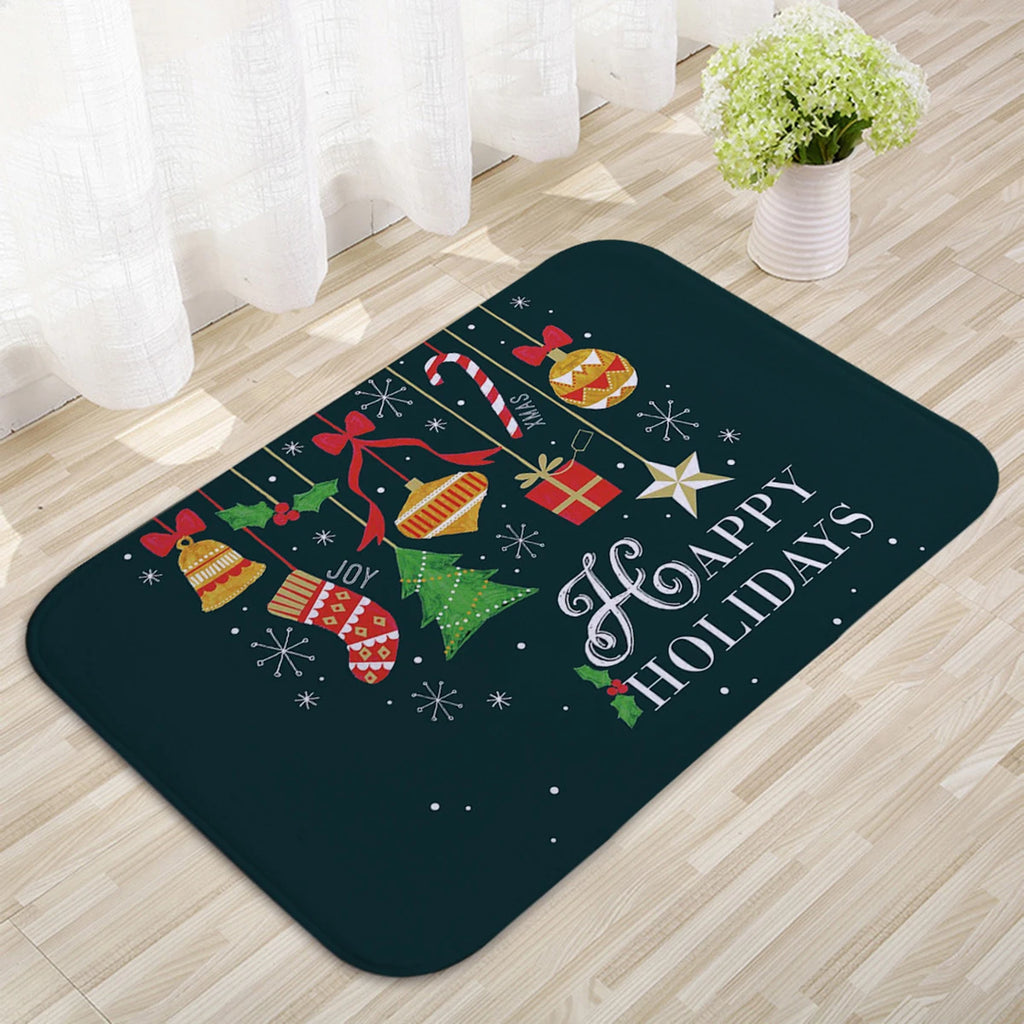 Christmas Door Mat Santa Claus Outdoor