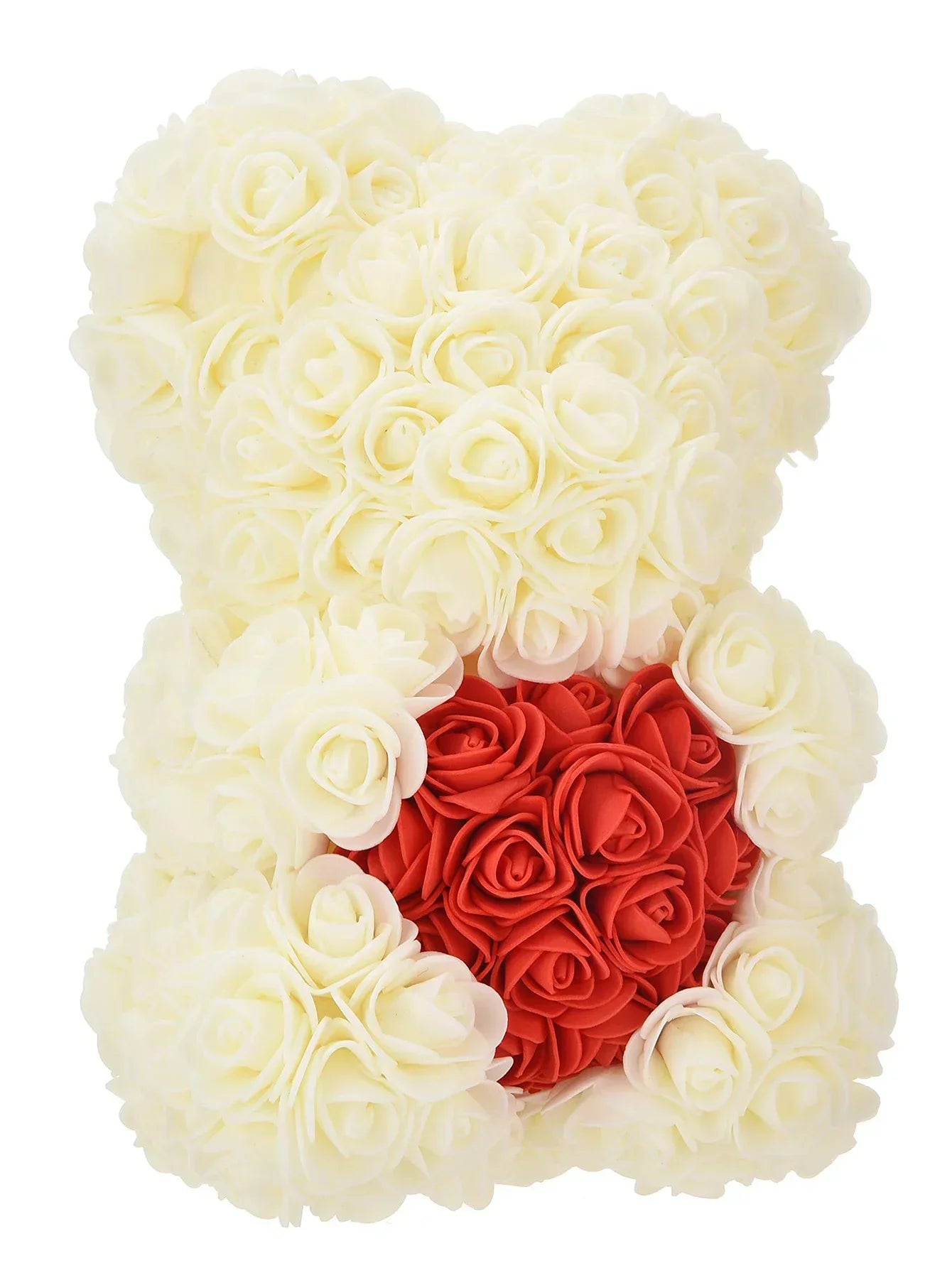 Rose Teddy Bear Artificial Flower Anniversary Valentines Day