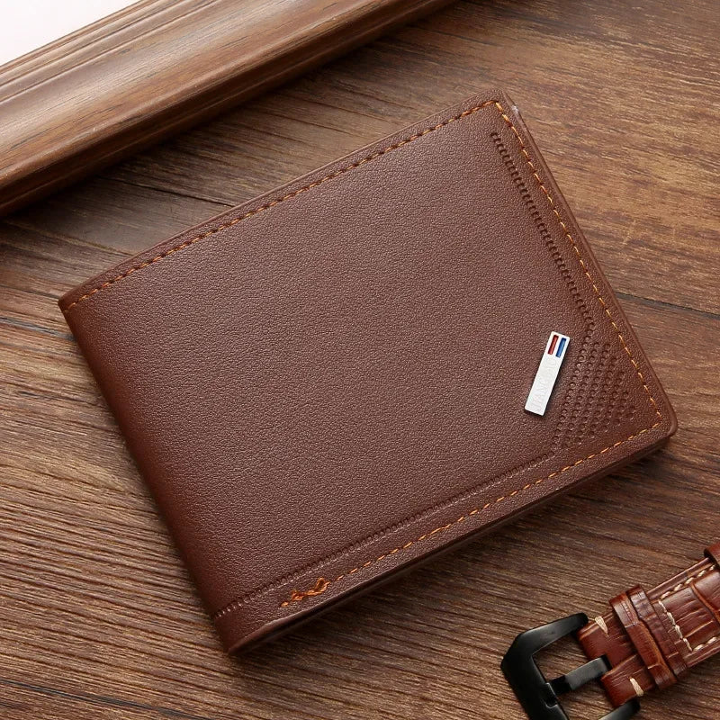 Men's minimalist soft leather wallet