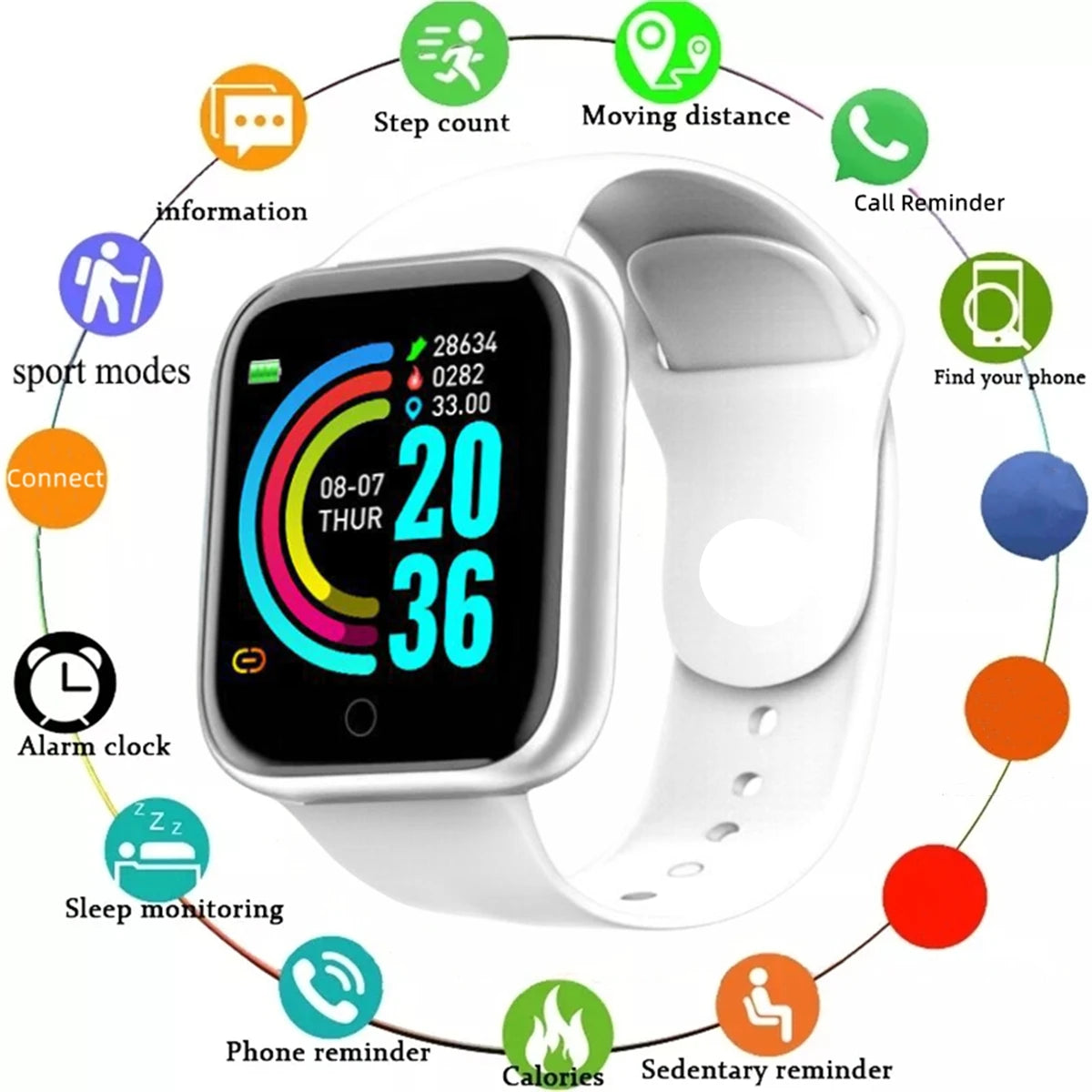 Smartwatch Bluetooth (4.0) For Android IOS