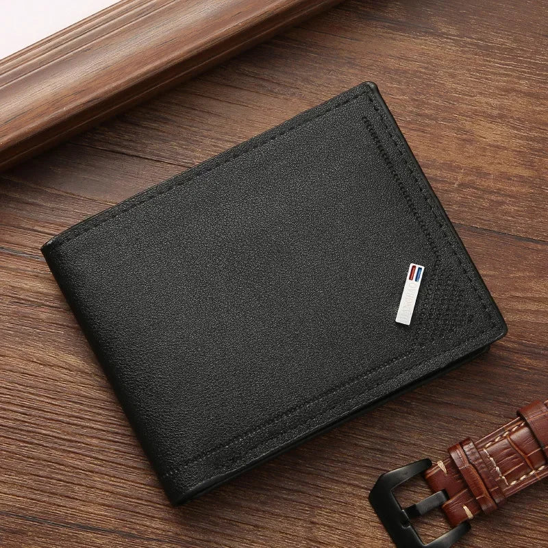 Men's minimalist soft leather wallet