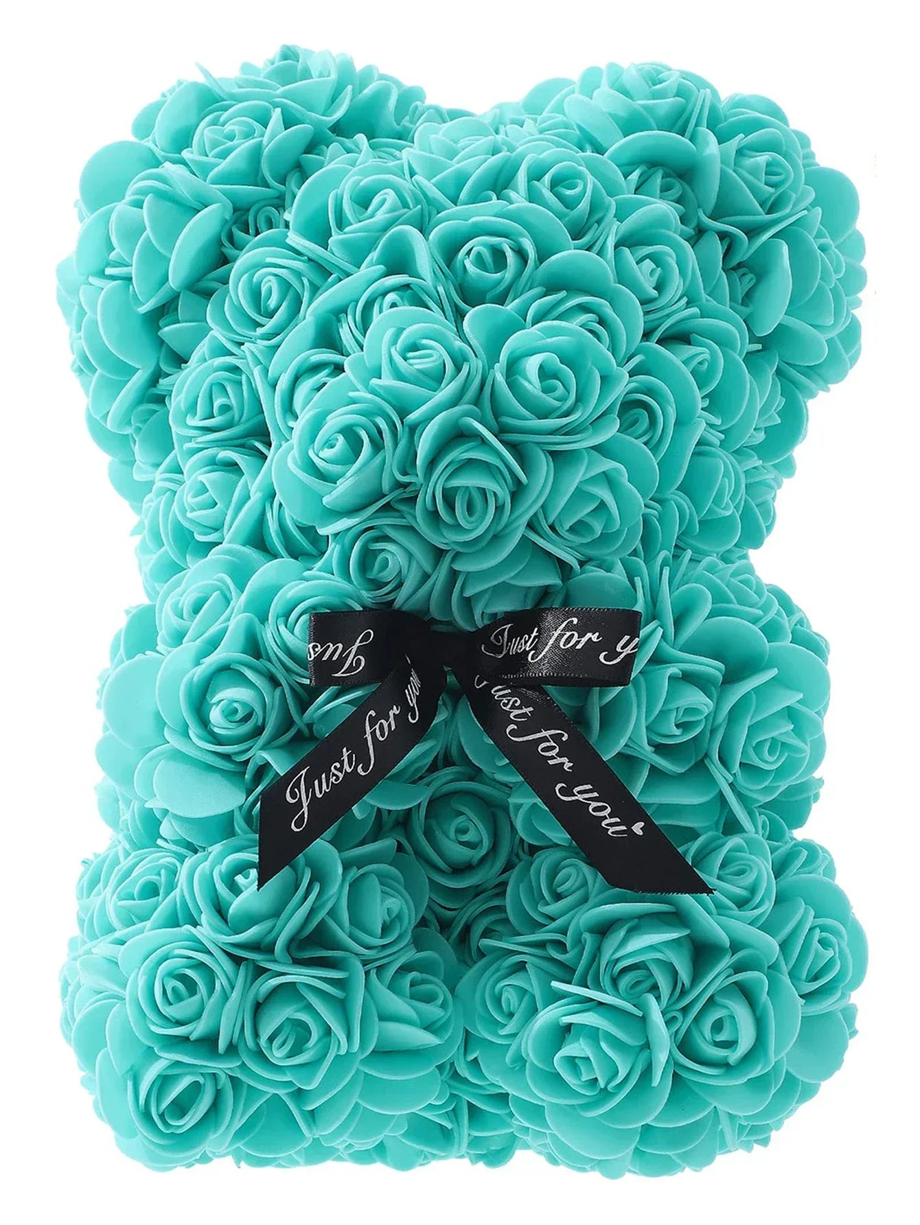 Rose Teddy Bear Artificial Flower Anniversary Valentines Day