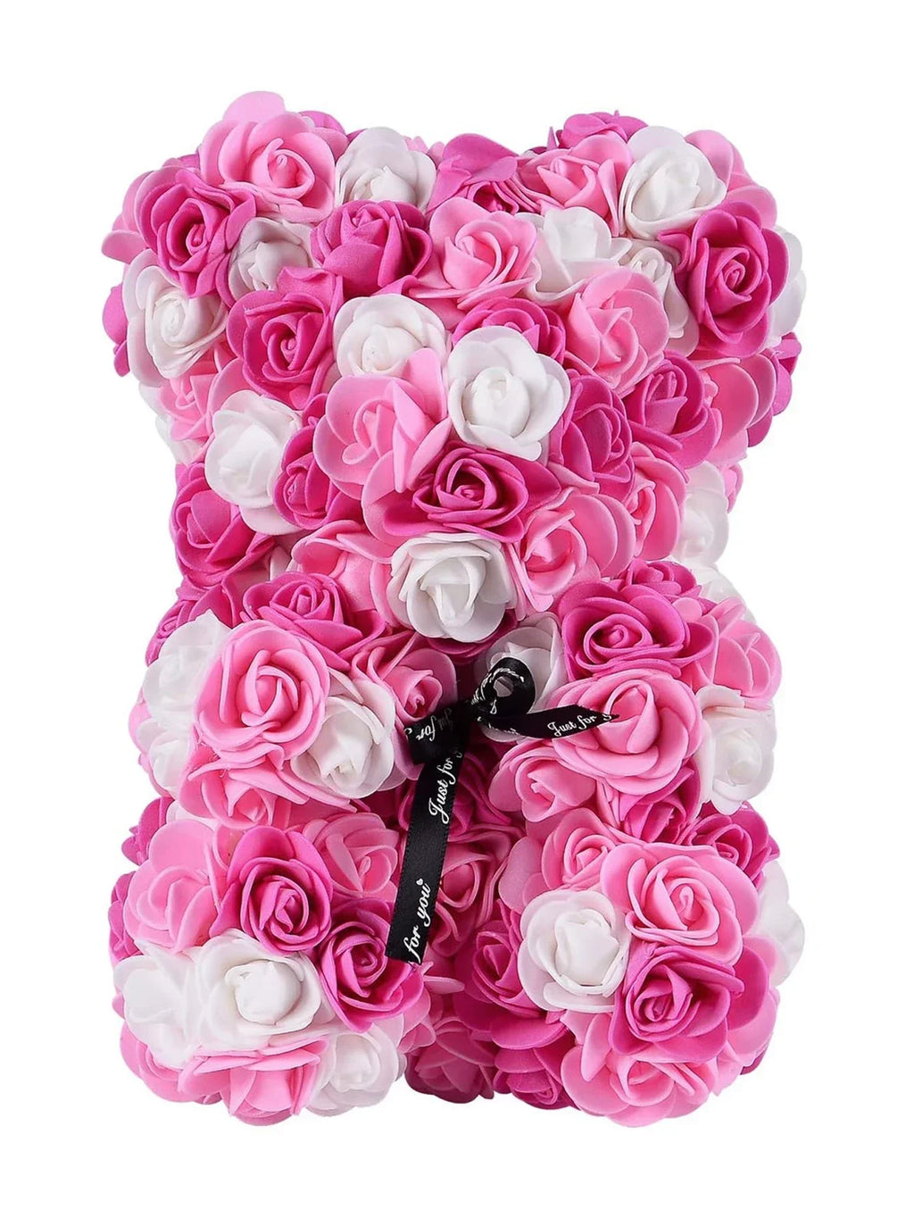 Rose Teddy Bear Artificial Flower Anniversary Valentines Day